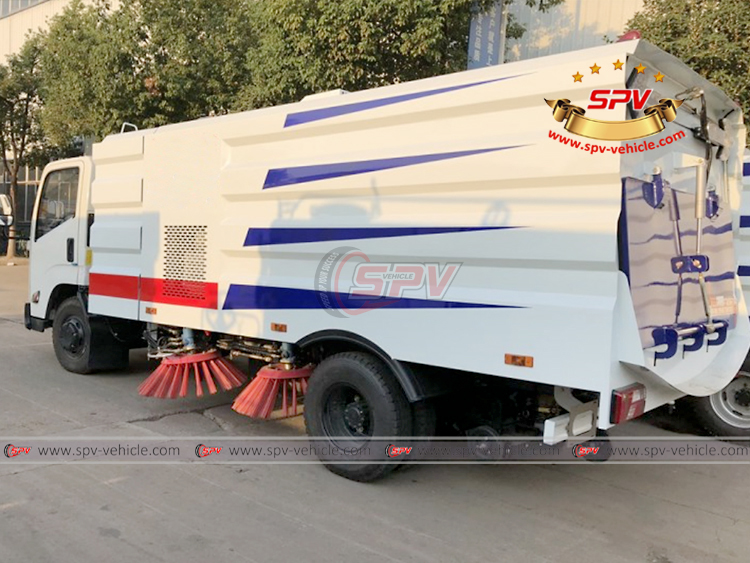 Road Sweeping Truck JMC - Rear Left Side